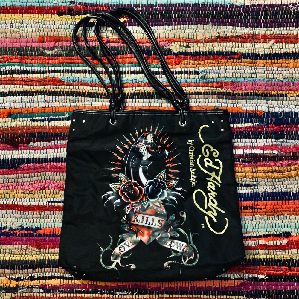 💛 2 for $13 💛 vintage ed hardy tote